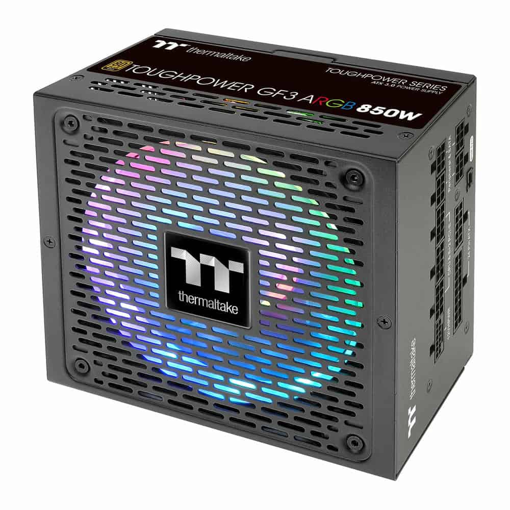 (image for) Thermaltake Toughpower GF3 ARGB 850 Watt Fully Modular PCIe Gen 5 80+ Gold PSU/Power Supply ATX3.0